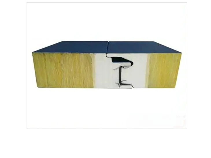 Fire Rated Rock Wool Sandwich Panel Mineral Wool With PIR Side Sealing